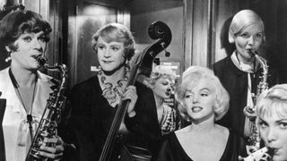 Tony Curtis, Jack Lemmon and Marilyn Monroe in Some Like It Hot