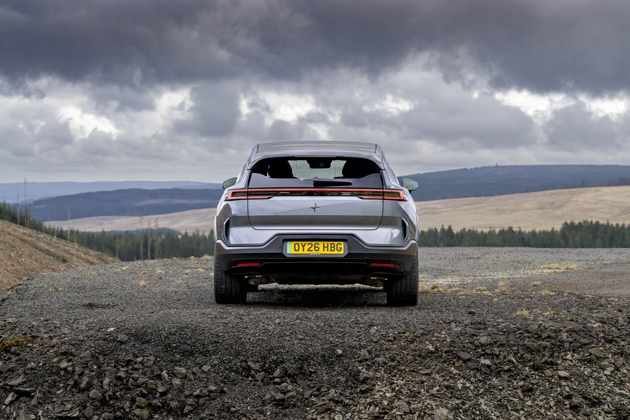 The Polestar 3. Svelte Swedish style photographed in Northumbrian countryside