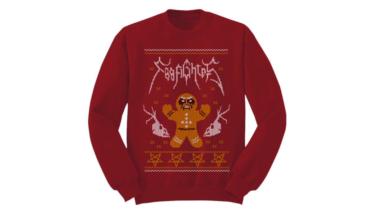 Foo fighters christmas sweater on sale 2018