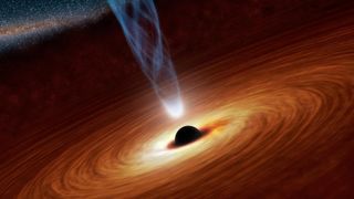 Black Hole Blasting out Energy