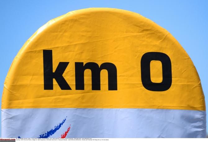 The depart for stage 12