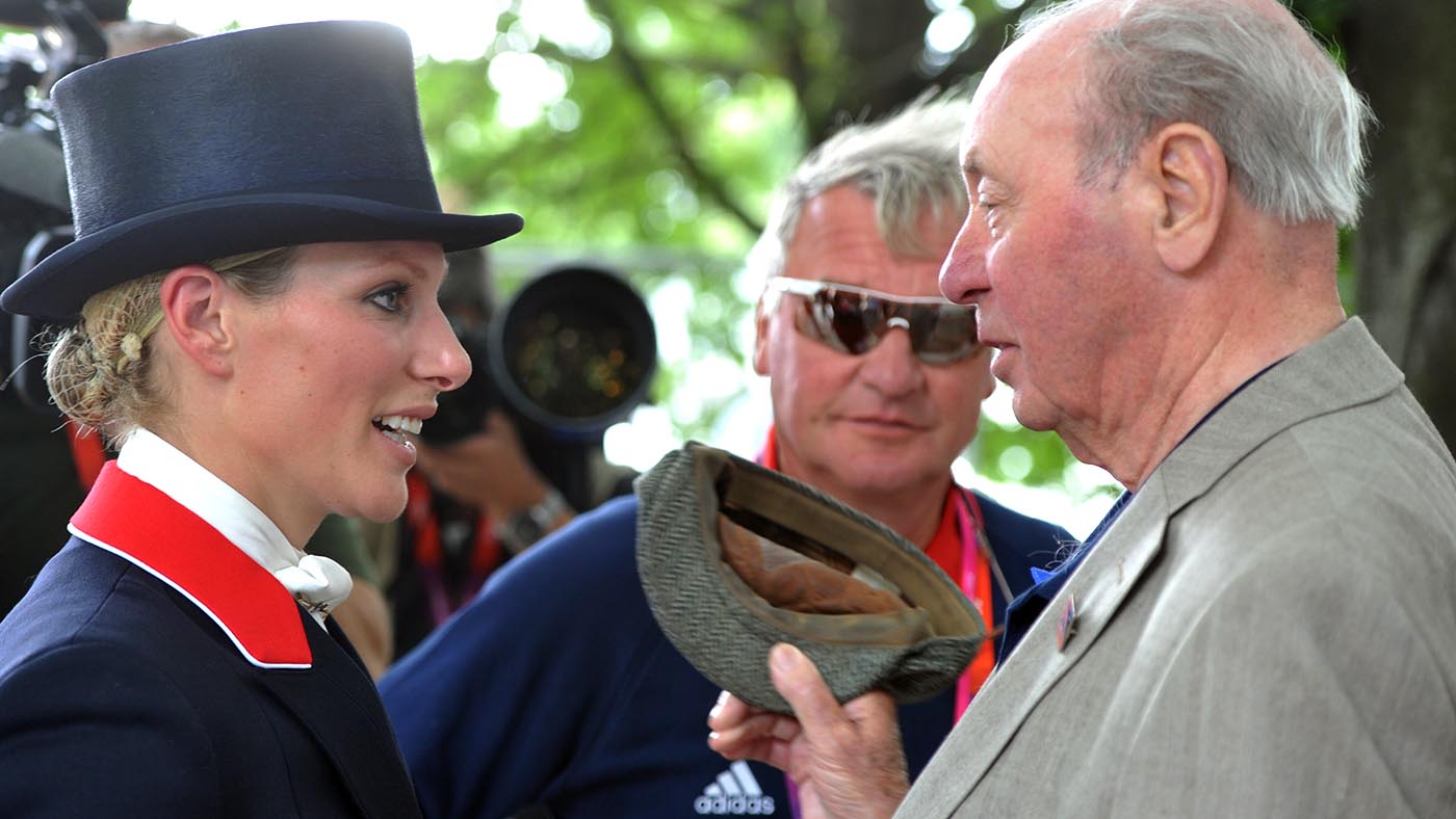 Trevor Hemmings and Zara Tindall