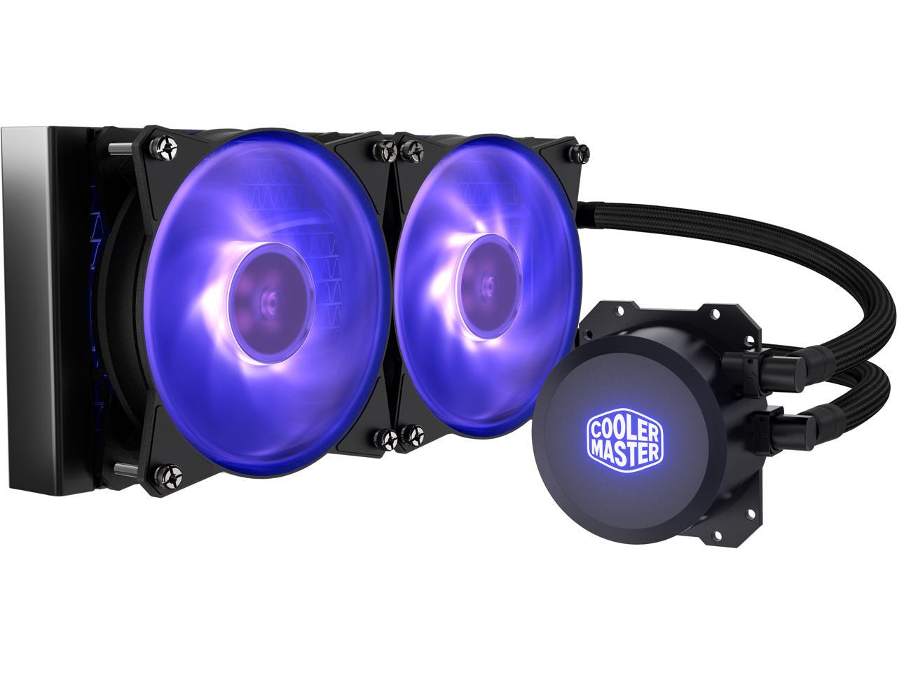 Cooler Master MasterLiquid ML240L V2 RGB ホワイトエディション CPU液体クーラー 並行輸入品