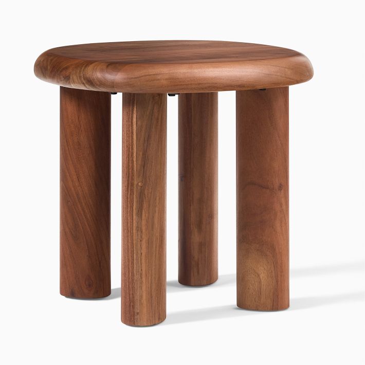 Cannellini Solid Wood Side Table (20&quot;)