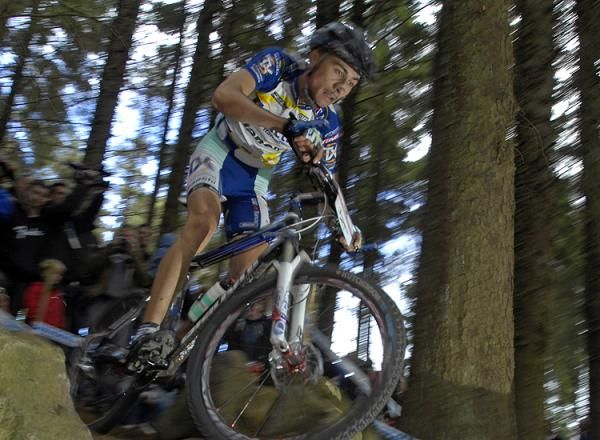 St&eacute;phane Tempier (TX Active Bianchi) races toward 11th place.