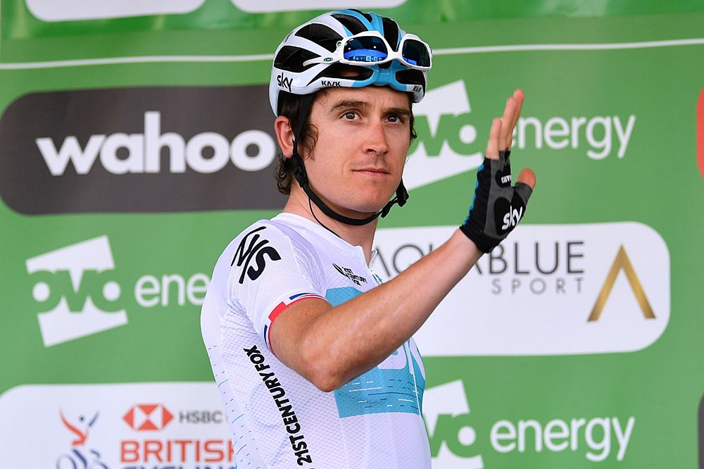 Geraint Thomas (Team Sky) at the Tour of Britain