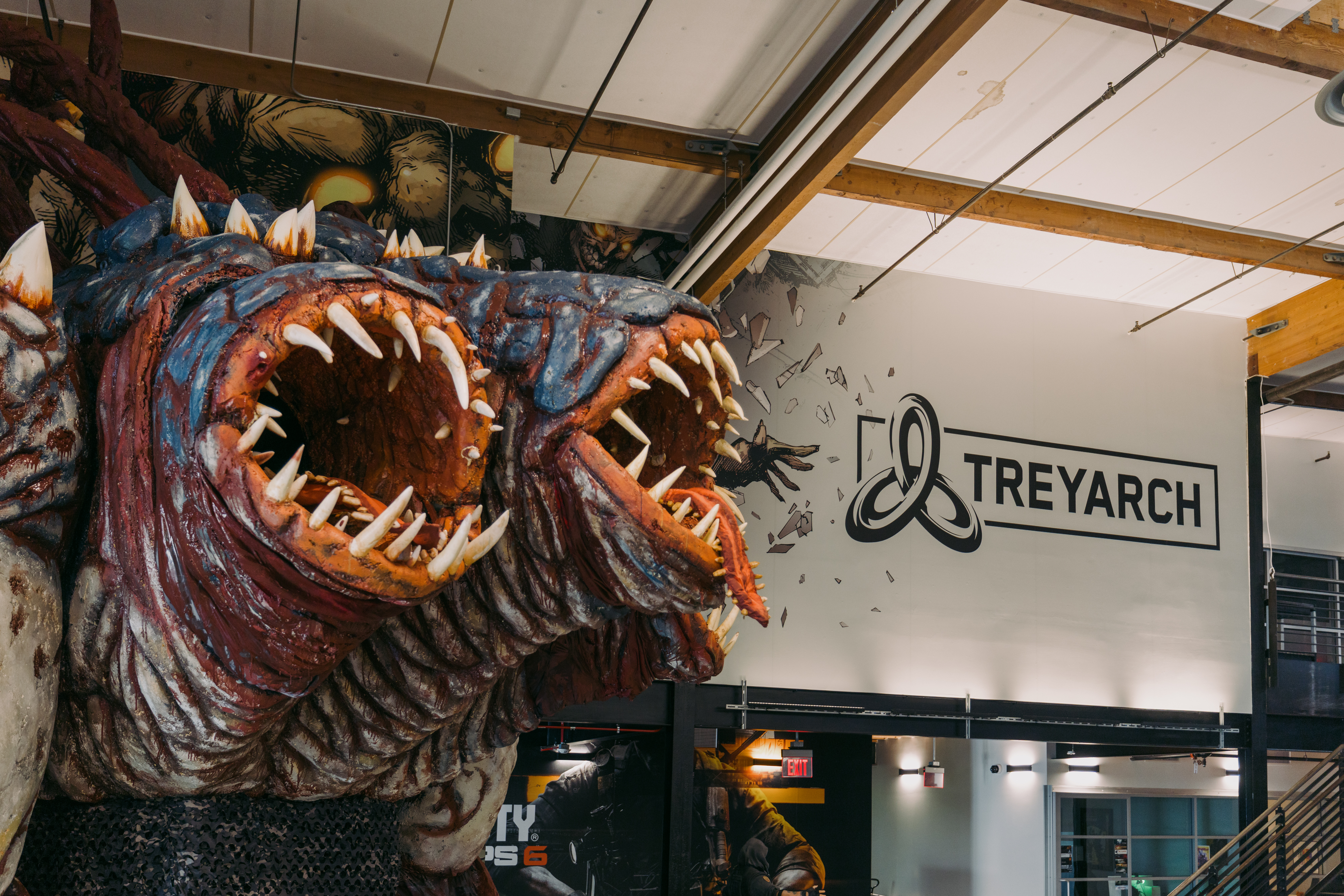 Treyarch Studio in California leading up to the launch of Black Ops 7.