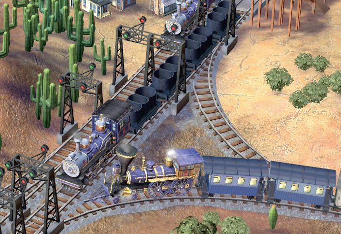 Sid Meier's Railroads, a 2006 rail sim