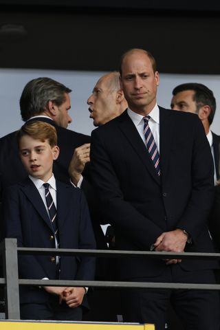 Prince William and Prince George at Euro 2024