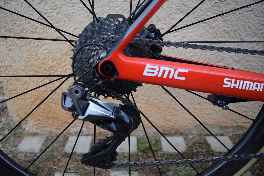 The disc-equipped bikes are built with thru-axles