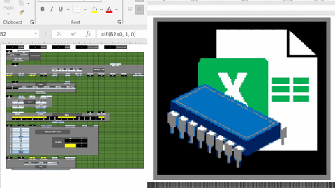 Functional 16-bit CPU built and runs in Excel, 3Hz processor includes ...
