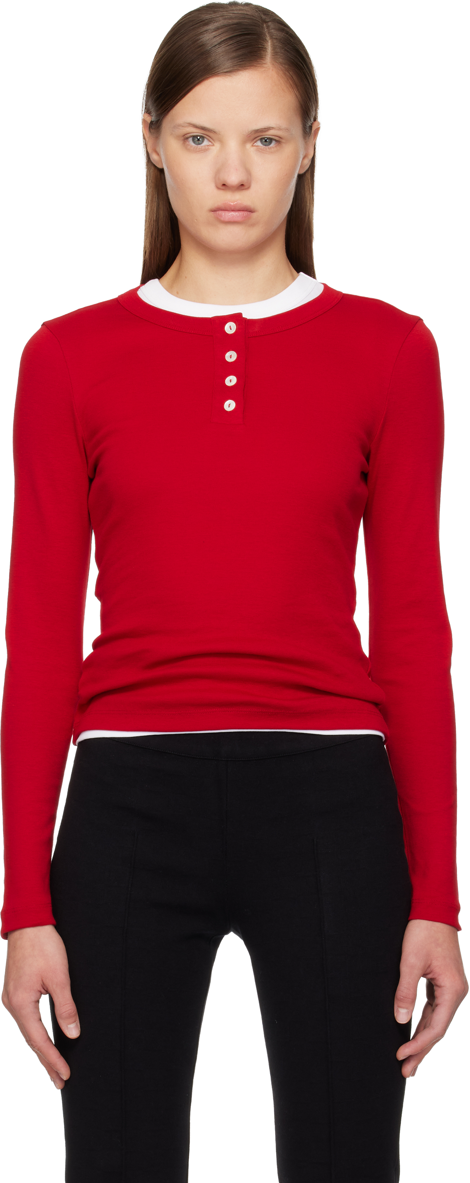 Red Jess Longsleeve Henley