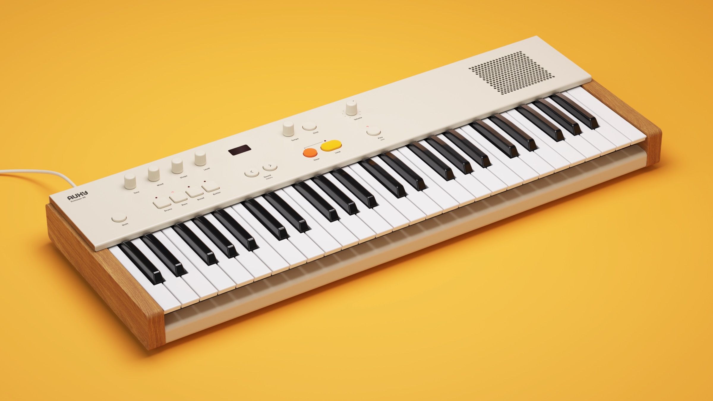 “No menus to dive through. No modes to get stuck in. Just play, loop, and explore your musical ideas”: Auxy unveils Svensson, a minimalist keyboard built for instant music-making