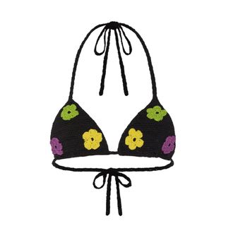 Cro-Che Cluster Flower Bikini Top