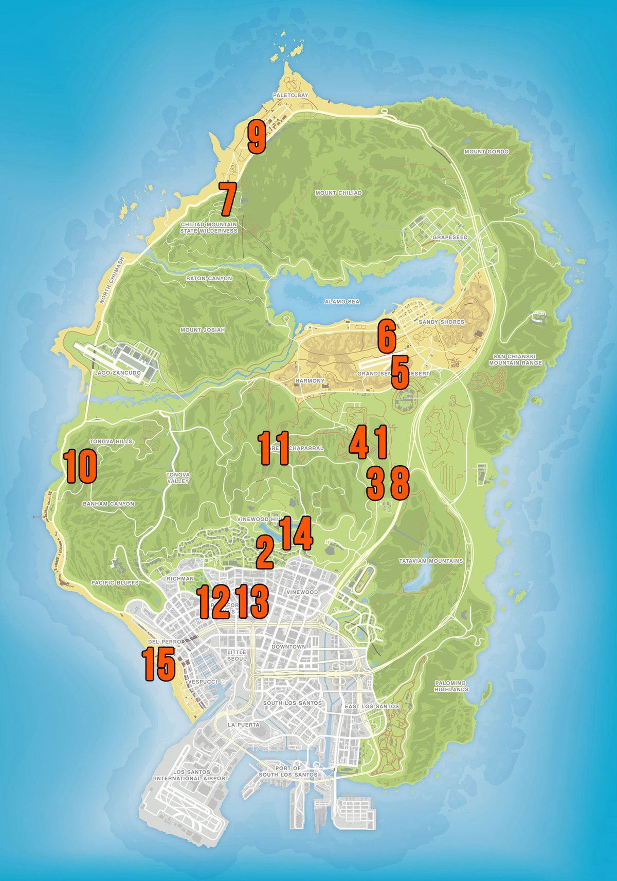 gta 5 online animal plant locations