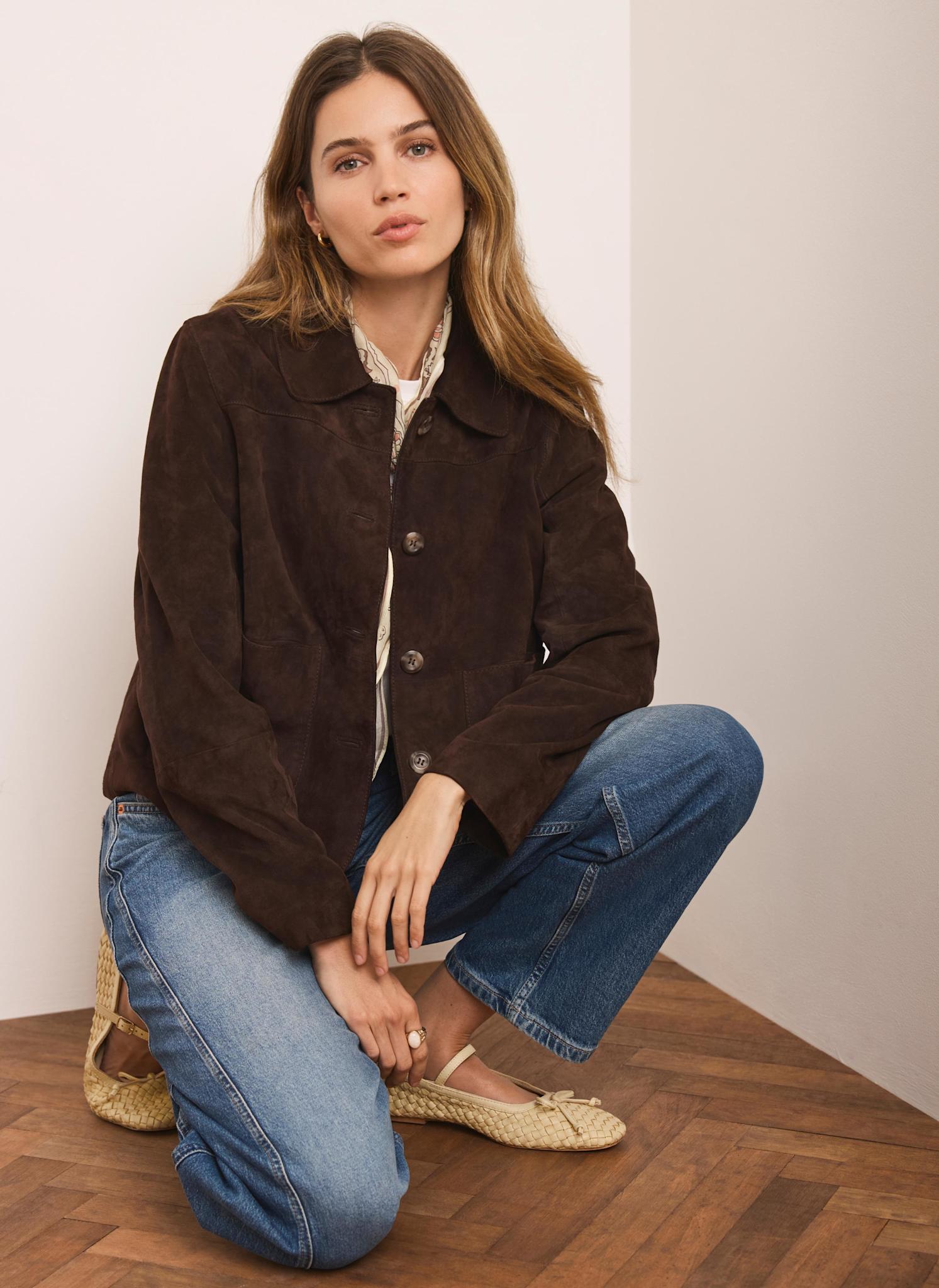 Brown Suede Jacket