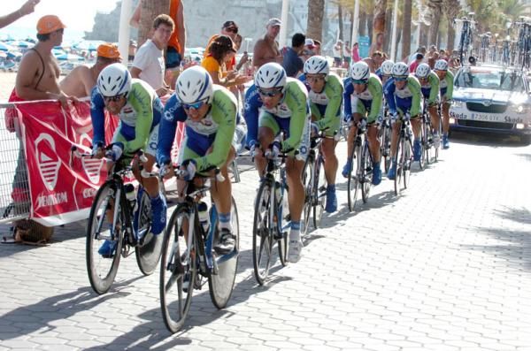 Andalucia Caja Granada were slowest on the day.