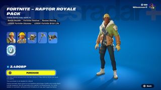 Fortnite Starter Pack - Raptor Royale