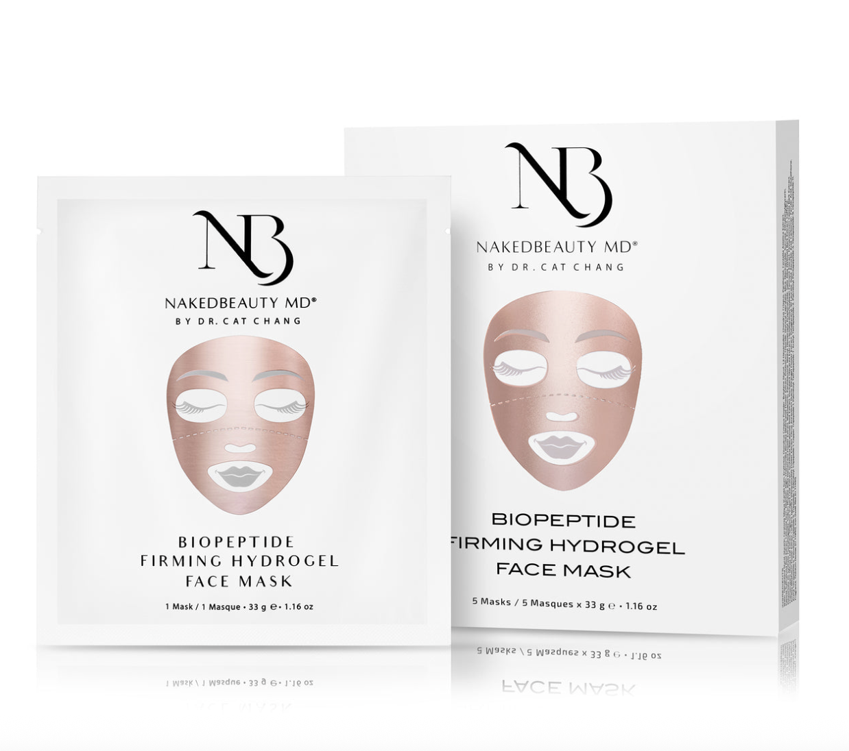 NakedBeauty MD, BioPeptide Firming Hydrogel Face Mask