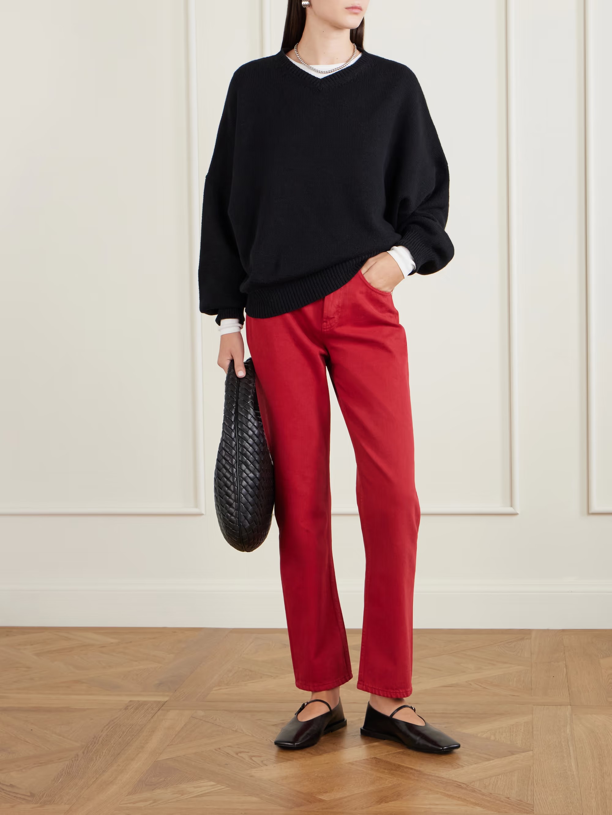 Tove, Senna High-Rise Straight-Leg Organic Jeans