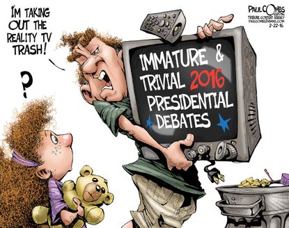 Political Cartoon U.S. 2016 Decision