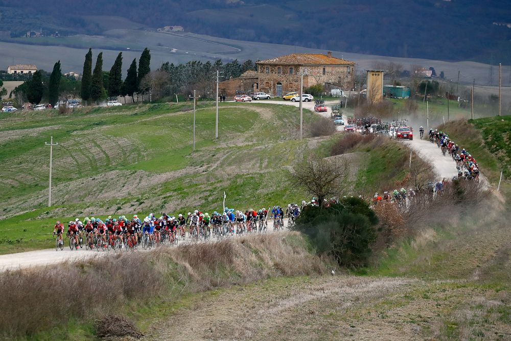 The white roads of Tuscany set the scene for Strade Bianche