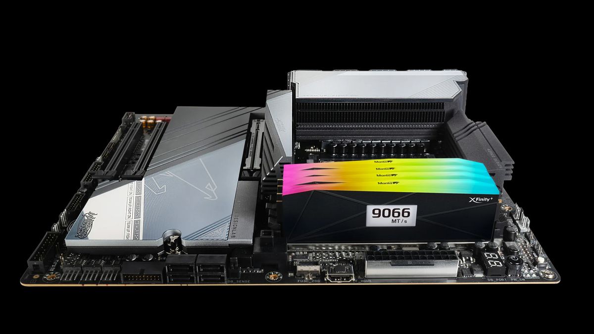 New DDR5 module features an OLED display you probably won't see after installation — shows off RAM's specs and vitals