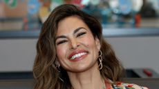 close up image of Eva Mendes 