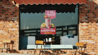 New Daktronics see-through digital signage.