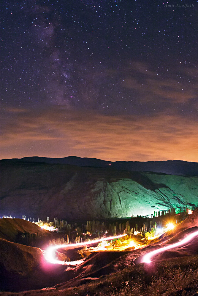 Milky Way Over Alamut Valley in Alborz Mountains Abolfath