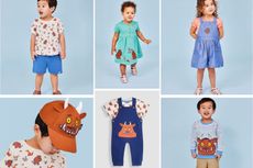 Collage showing pieces from the Jojo Maman Bebe Gruffalo collab