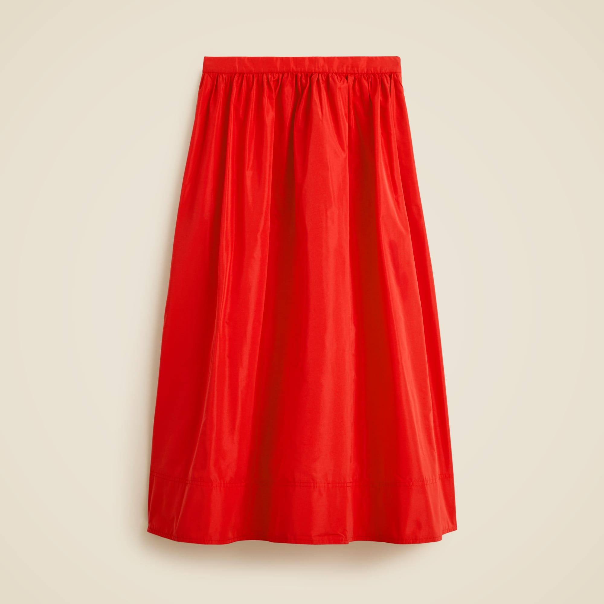 Midi Ball Skirt in Taffeta