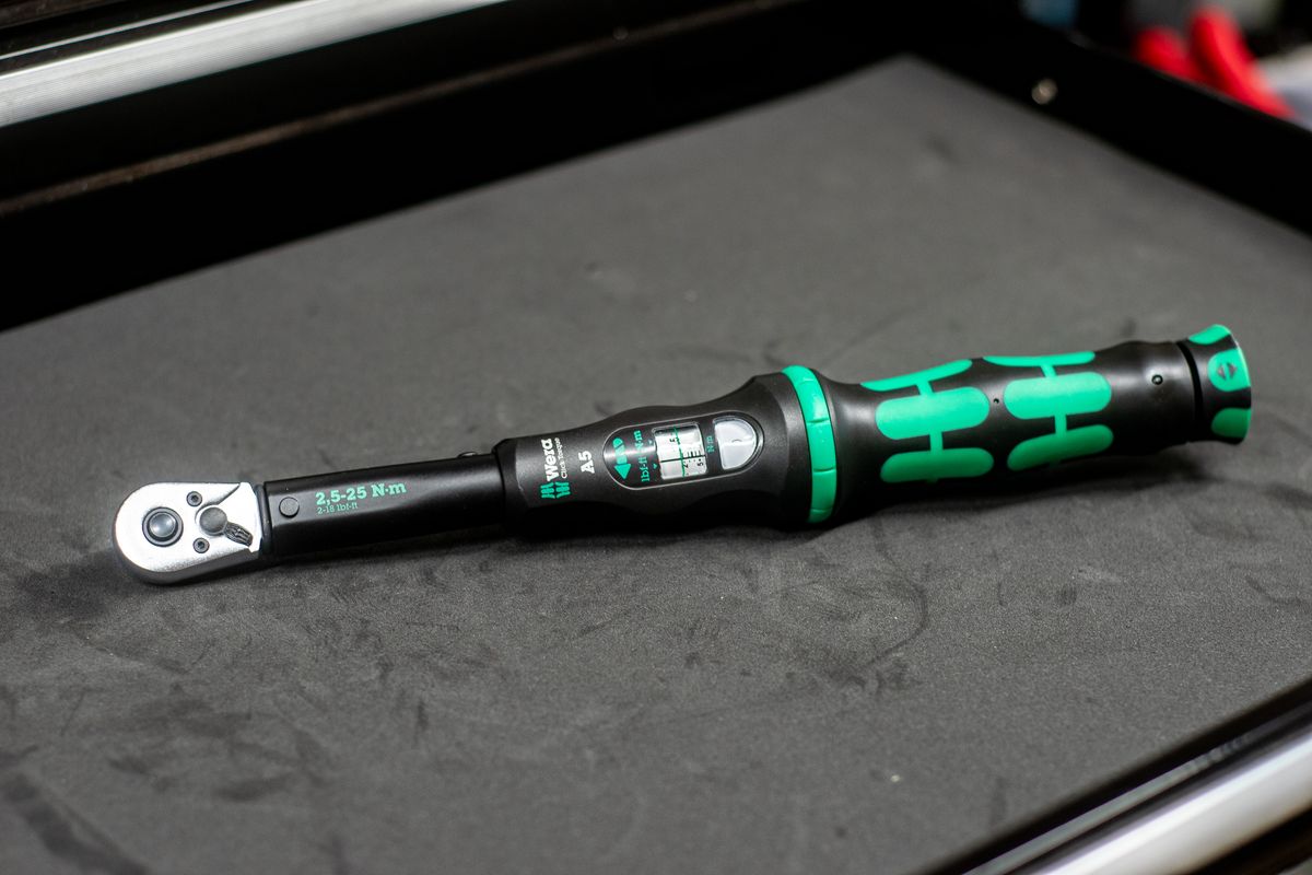 The Wera A5 torque wrench