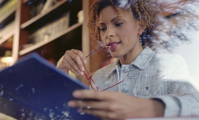 Woman reading