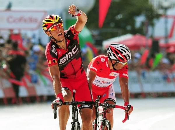 Philippe Gilbert (BMC) wins the Vuelta stage to Barcelona