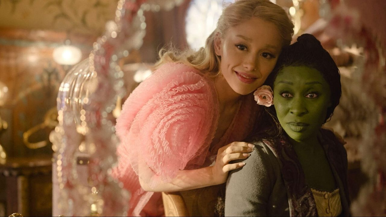 Ariana Grande and Cynthia Erivo in Wicked