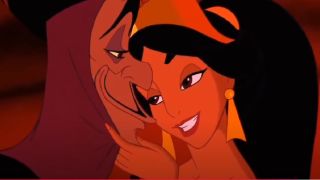 Jasmine tricking Jafar in Aladdin.