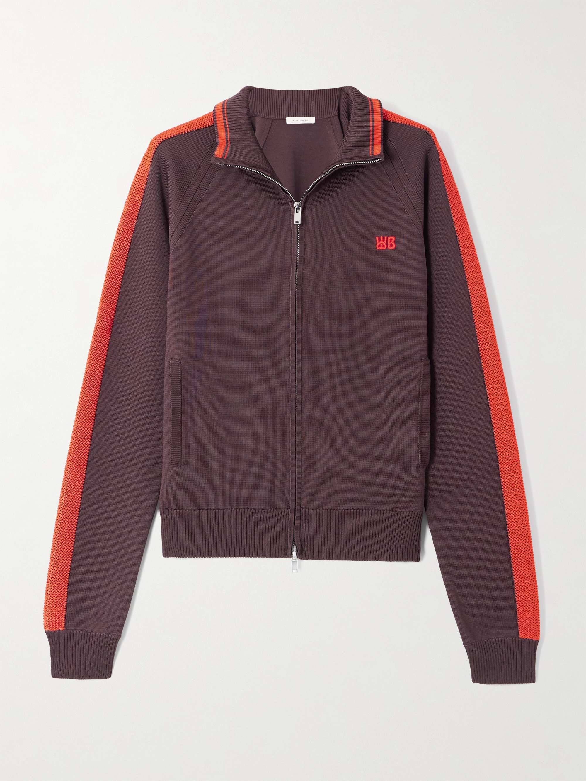 Tide Striped Knitted Track Jacket