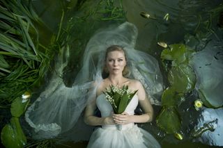 Kirsten Dunst in MELANCHOLIA, a Magnolia Pictures release. Photo courtesy of Magnolia Pictures. Photo © Christian Geisnaes.