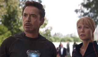 Robert Downey Jr. and Gwyneth Paltrow in Avengers: Infinity War