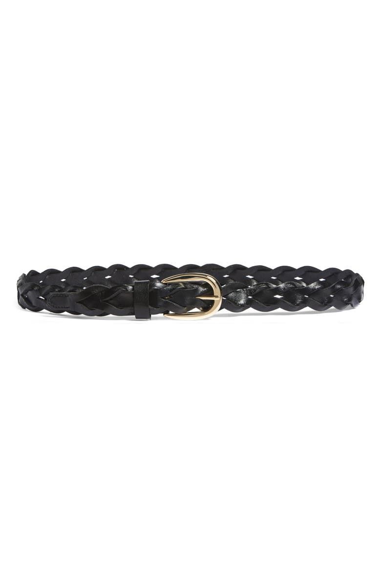 Braided Leather Belt