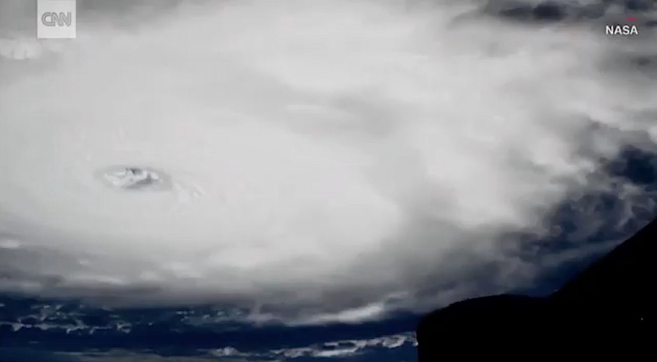 Hurricane Irma viewed from space