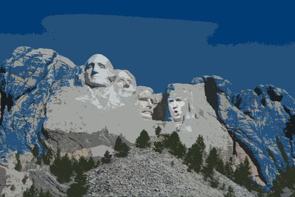 President Trump's Rushmore moment.