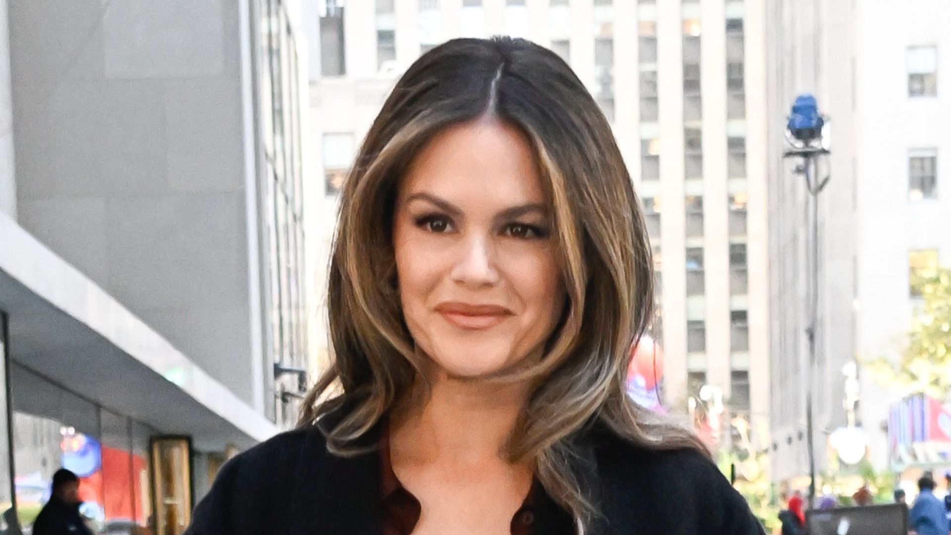 Rachel Bilson is seen outside The Today Show on October 22, 2026 in New York City