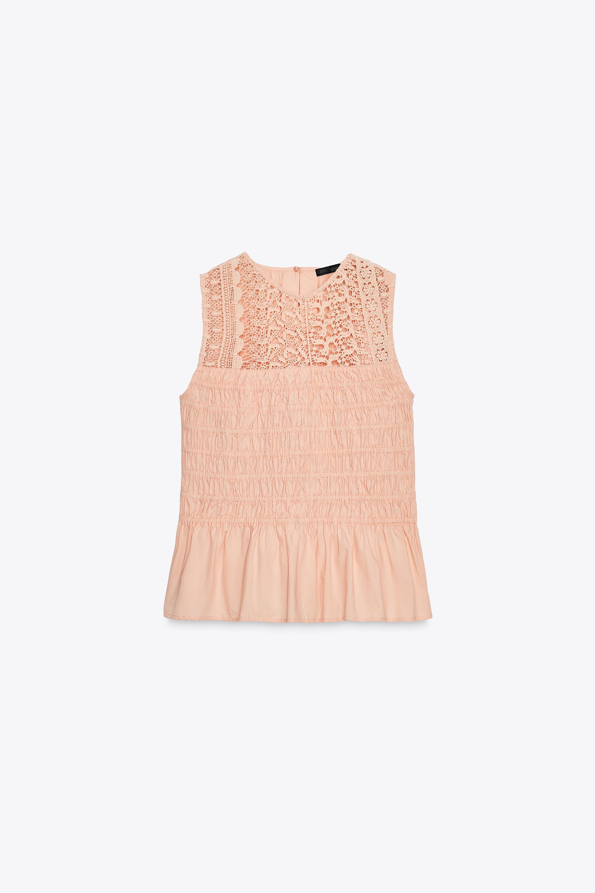 Ruffled Elastic Top