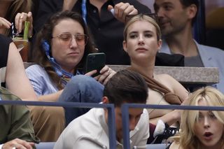 Emma Roberts at the U.S. Open