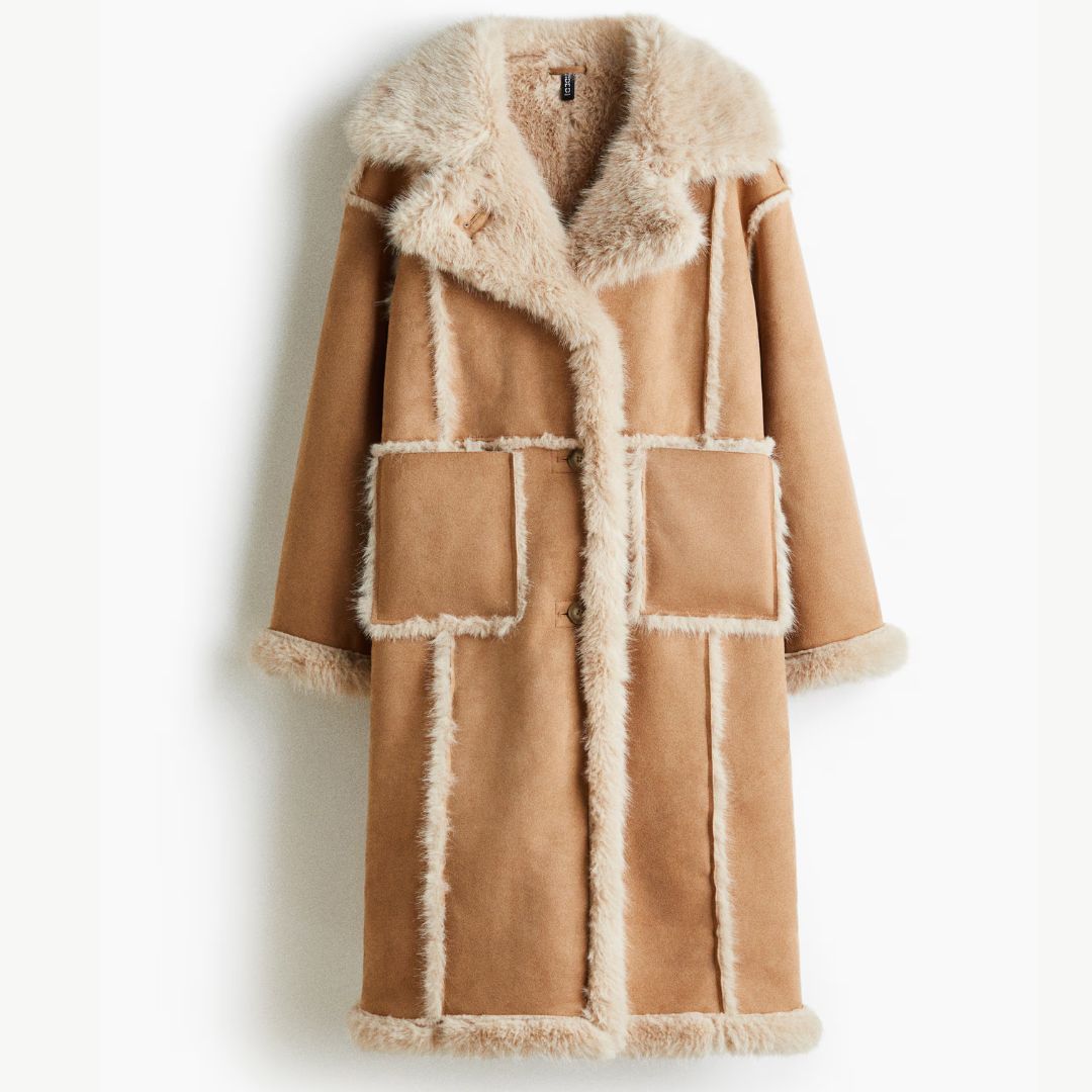 H&amp;amp;M Lined Single-Breasted Coat