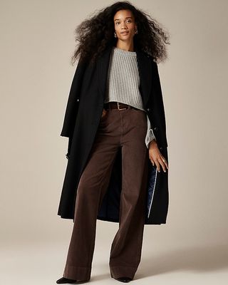 Wide-Leg Corduroy Trouser