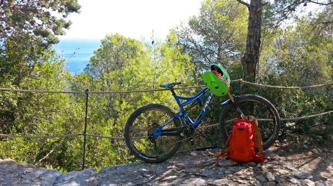 This in the view you should always have when pre-riding!