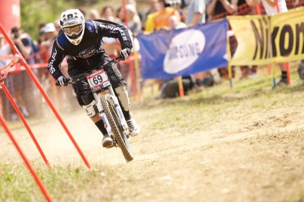 Fabien Barel (Subaru Mountain Bike Pro Team) was too quick for the Santa Cruz Syndicate riders who have dominated the season to date.